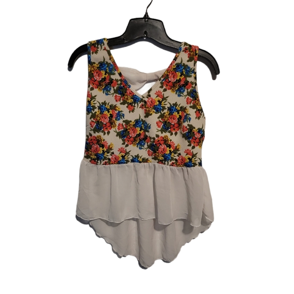 Minimi White Floral Blouse